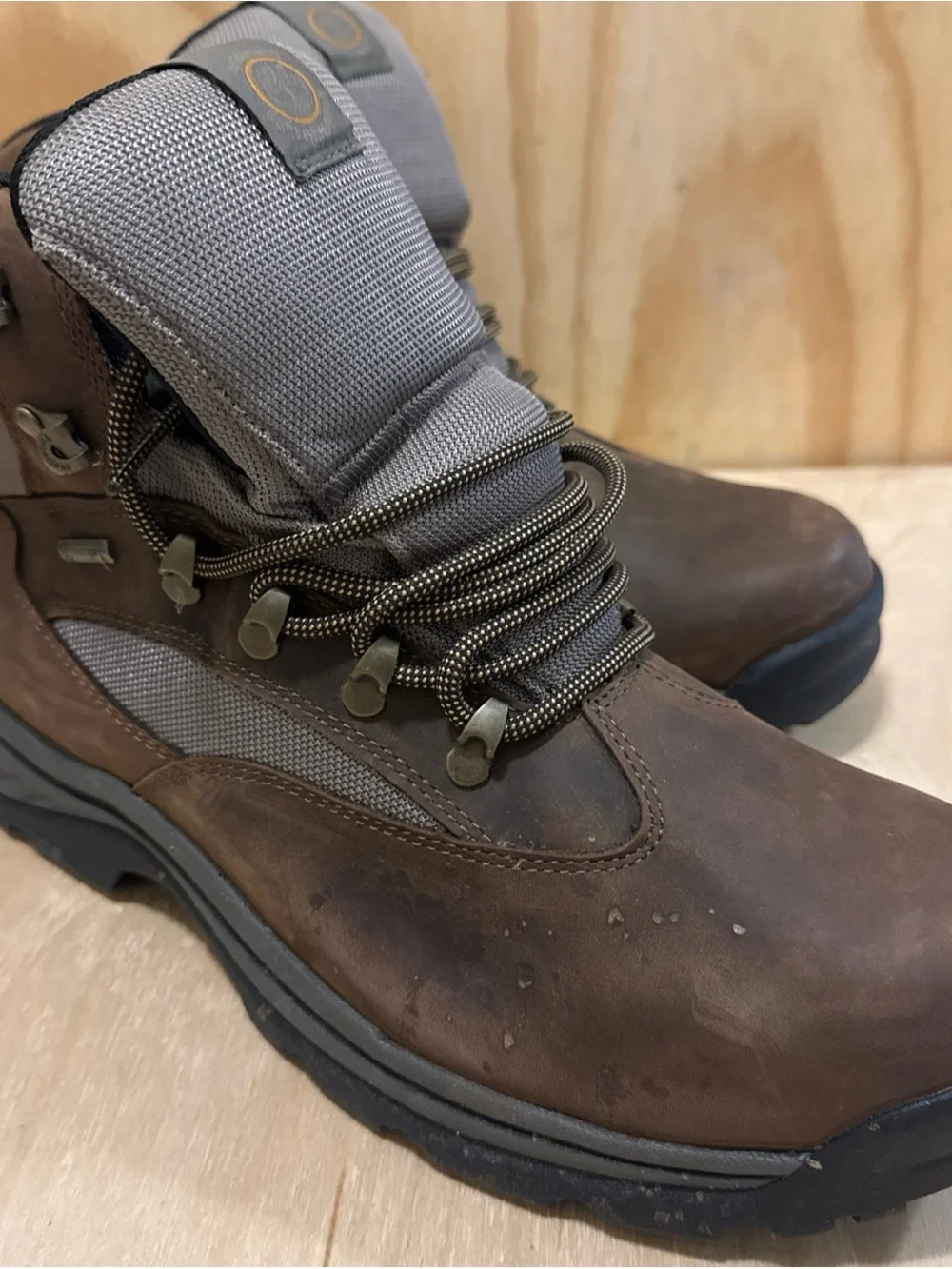 Timberland Chocorua Waterproof Mid Hiker Men Sz 13Wide/Md Boot  Brown Full Grain